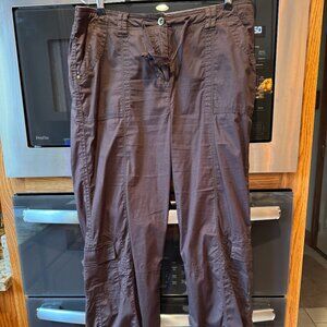 Style & Co Long Cargo Pants Brown Cotton 8P